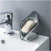 2 Pieces Soap Box Leaf-Shaped Soap Box Soap Dish for ShowerPunching Bathroom Leaf Soap Box Best Soap Case (Color : B) view 1