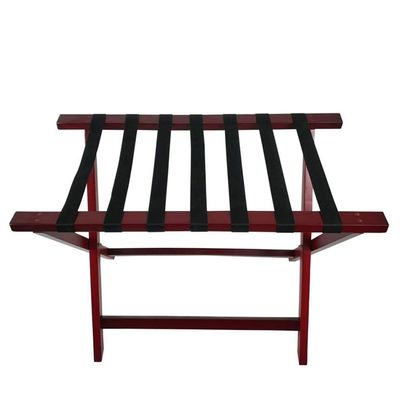 Luggage Bracket Solid Wood Folding Luggage Rack for Hotel Room Household (80 46 60CM)