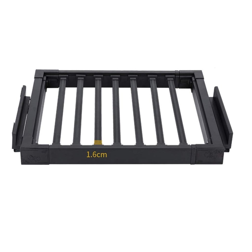 al Pull-Out Trouser Rack Home Wardrobe Retractable Trouser Rack Suitable for Depths Exceeding 48cm (Black) (Size : 4548cm) (6048cm)