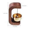 UKCOCO Magnetic Door Chime Bell - Magnetic Shopkeepers Bell for Door Opening - Decorative Wooden Chime for Home, Office, Caf,Store and Garden view 4