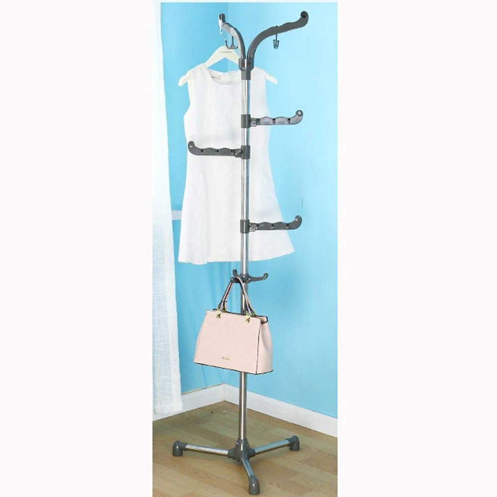 Coat Rack Coat Rack Hanger Hook up Coat Rack Stainless Steel Simple Assembly Creative Simple Hanging Racks