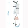 Coat Rack Coat Rack Hanger Hook up Coat Rack Stainless Steel Simple Assembly Creative Simple Hanging Racks view 2