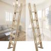 NDDKSII Bunk Bed Ladder - Eco-Friendly Solid Wood, Durable 1.18" Thick, 300KG Capacity, Safety Hollow-Out Side Rails, Includes Mounting Accessories, Perfect for Dorms, Bedrooms, Apartments view 3