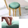 Nordic Wrought Iron Makeup Stool Round Leisure Dining Table and Chair Stool 30x 30x48cm (Color : #8) (#1) view 2
