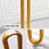 Nordic Wrought Iron Makeup Stool Round Leisure Dining Table and Chair Stool 30x 30x48cm (Color : #8) (#1) view 4