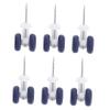 GOOHOCHY 6pcs Silent Curtain Track Pulleys Flexible Gliders for Smooth Movement for Drapes and Room Dividers Compatible with Standard Curtain Tracks view 1