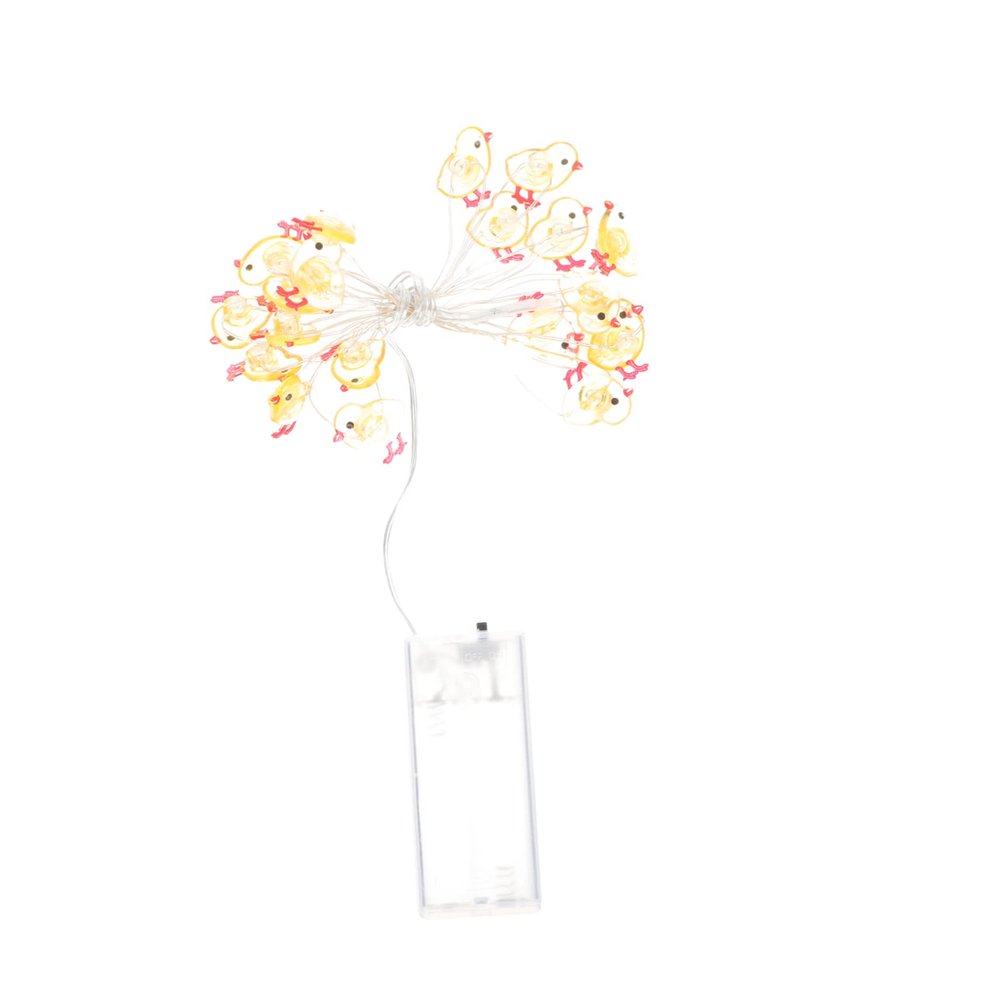 Anneome Unique Led Chicken String Lights for Easter Decor Warm Lights for Home Parties and Festivals Flexible Wire Design for Easy Installation and Display