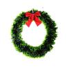 BUGUUYO Christmas Decorative Wreath Bowknot Green Wreath for Home Ornament view 1