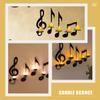 3pcs Music Note Wall Candle Holder Metal Decorative Candle Sconce for Living Room Stylish Music for Home Decor and Romantic Atmosphere view 3