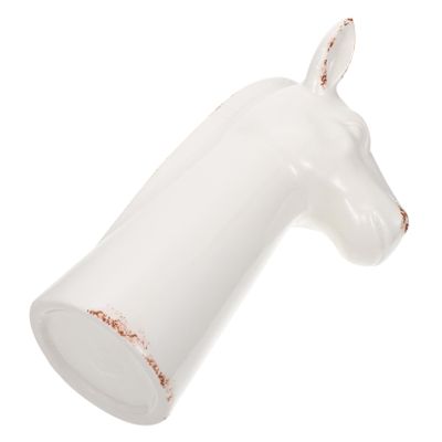 MUCKLILY Animal Ceramic Vase for Home Decor Unique Zebra Print Design for Dried Flowers and Greenery Centerpiece for Living Office