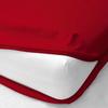 Sweet Dream Collection Zipper Fitted Sheet Twin XL Size 8"" Pocket 600 Thread Count 100% Egyptian Cotton Sateen Weave Red view 1