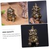 MUCKLILY Brass Kylin Sculpture Elegant Chinese Desktop Decoration Ornament for Home and Office Design Classic Antique Style Adornment view 2