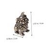 MUCKLILY Brass Kylin Sculpture Elegant Chinese Desktop Decoration Ornament for Home and Office Design Classic Antique Style Adornment view 4