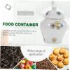 CIYODO Ceramic Tea Jar Airtight Seal for Loose Leaf Tea Bags Multi-functional Storage Canister for Kitchen Countertop Organization Elegant Retro Design White Porcelain Material view 4
