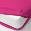 Sweet Dream Collection Zipper Fitted Sheet Full Size 10"" Pocket 600 Thread Count 100% Egyptian Cotton Sateen Weave Hot Pink view 1