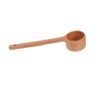 PRETYZOOM Reusable Powder Spoon Smooth Beech Wood Measuring Scoop for Tea Sugar Flour Spices Supplements