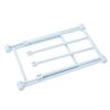 Anneome 3pcs Foldable Towel Rack Organizer Vertical Dish Cloth Stand for Kitchen Bathroom Lightweight Mixed Colors Quick Drying Space-Saving Design view 2