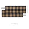 VHC Brands Runner 12x36, Cotton Dining Room, Kitchen Table Runner, Country Farmhouse Style, Black Check Collection, Rectangle 12x36, Country Black view 2