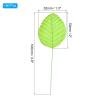 PATIKIL Light Green Artificial Leaves with Stems, 50 Pack Fake Leaves Silk Faux Leaf for DIY Home Wedding Decoration Bouquets Wreaths Party Decor view 2