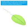 PATIKIL Light Green Artificial Leaves with Stems, 50 Pack Fake Leaves Silk Faux Leaf for DIY Home Wedding Decoration Bouquets Wreaths Party Decor view 3