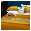QuKan Bed, 1200TC Brocade Jacquard and Egyptian Cotton Luxury Bedding Set Smooth Soft Quilt Cover Set Flat/Fitted Bed Sheet Pillowcases, King, MM-102 view 2