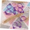 PRETYZOOM 48pcs Rubber Band Cake Bag Sealings for Fondant Cream Piping Ties to Prevent Icing Leakage for Cake Decorating Easy to view 3