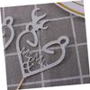 KOMBIUDA 16pcs Glitter Antler Cake Toppers Cupcake Picks Wedding Decorations for Engagement Party view 2