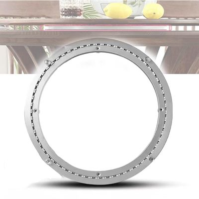 NILZA Heavy Duty Lazy Susan Swivel Plate Hardware Silent Ball Bearing Aluminum Turntable Bearing 12in 14in 16in 20in 32in 40in Round Swivel Plate Hardware Workbench/Cake Plates (Size : 350mm(14in))