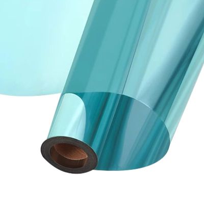 Tint Film for House Windows, Uv Blocking Window Film/ Window Privacy Film See Out Not In, for Home Office Living Room Kitchen Bedroom, UV Protection & Explosion-proof ( Color : Green , Size : 40x200cm