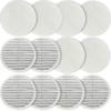 Spinwave Mop Replacement Pads for Bissell Spinwave 20399 23157 23159 2039A 2124A 20393 2039T 2039W 20391 20395 2307 2315A Hard Floor Mop Refill Heavy Scrub Pad- Part #1611297 & 1611298 (6+6) view 1