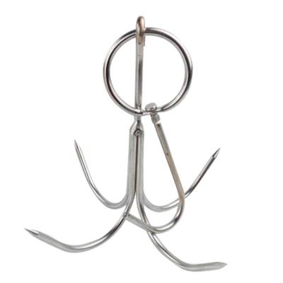 LABRIMP Stainless Steel Meat Hook with Free Rotation and Pointed Grip