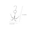 LABRIMP Stainless Steel Meat Hook with Free Rotation and Pointed Grip view 2