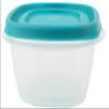 Utensilux Bundle Rubber Maid Food Storage Containers 2 Cup Food Storage Containers 7 Piece Set, Teal Easy Find Lids, 3 Containers, 3 Lids Chalk Pen And 4 Chalk Labels view 2