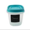 Utensilux Bundle Rubber Maid Food Storage Containers 2 Cup Food Storage Containers 7 Piece Set, Teal Easy Find Lids, 3 Containers, 3 Lids Chalk Pen And 4 Chalk Labels view 3