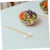 LABRIMP 2pcs Ceramic Chopsticks Stand and Spoon Rest Elegant Tableware Holder for Dining Non-slip Design for Home Restaurant and Event Use view 3