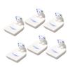 LABRIMP 6pcs Cute Ceramic Kitten Chopsticks Rest Holder Japanese Style Cartoon Design for Spoons Forks and Chopsticks Tableware Accessory to Keep Your Table Clean and Organized view 1