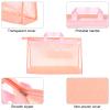PATIKIL Handbag Dust Bags, 4 Pack Clear Purse Storage Organizer XL Size PVC Dustproof Handbag Cover Transparent Purse Protector for Closet Rack Wardrobe, Pink view 3
