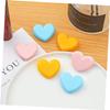 PRETYZOOM 25pcs Valentine Day Candy Heart Clips Heart Decorative Clips Photo Holder Plastic Clamp for Random Color view 2