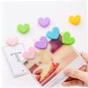 PRETYZOOM 25pcs Valentine Day Candy Heart Clips Heart Decorative Clips Photo Holder Plastic Clamp for Random Color view 4