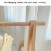 Coat Rack Freestanding with 2 Hooks Coat Hall Tree Stand Sturdy and Easy Assembly Standing Coat Rack for Entryway Hallway and Office (Color : Khaki, Size : 95 * 48 * 150cm) (Khaki 75 * 48 * 150c view 3