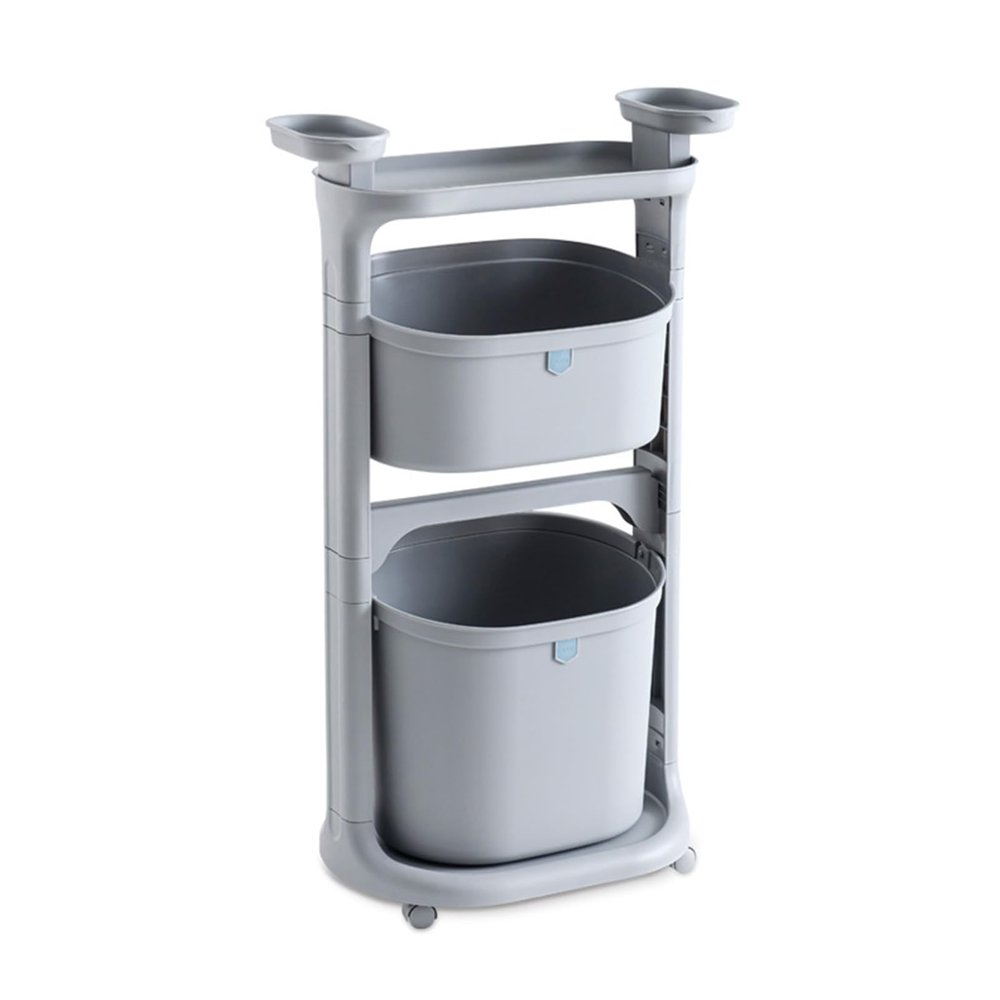 Household Bathroom Dirty Clothes Basket, Bathroom Shelf, Multi-Function Laundry Bucket, Storage Basket Dirty Clothes Basket