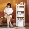 Household Bathroom Dirty Clothes Basket, Bathroom Shelf, Multi-Function Laundry Bucket, Storage Basket Dirty Clothes Basket view 2