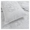 ADovz 100% Cotton Quilted Bedspread Plain Color Floral Embroidery Quilt Set King Queen Size 3PCS Coverlet Pillowcases Summer Blanket,Bed Sheets, FH-762 view 4