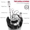 Hilangsan New 5 Gallon Keg Corny Keg, Stainless Steel Cornelius Keg with Ball Lock Keg Fittings, 5 Gallon Beer Keg with Dual Rubber Handle, Ball Lock Keg for Home Brewing view 4