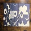IHR Ideal Home Range Party Napkins Marimekko Disposable 3-Ply Paper Lunch Napkin Pack, 6.5" x 6.5", Unikko Kollaasi (Dark Blue), 20-Count view 4