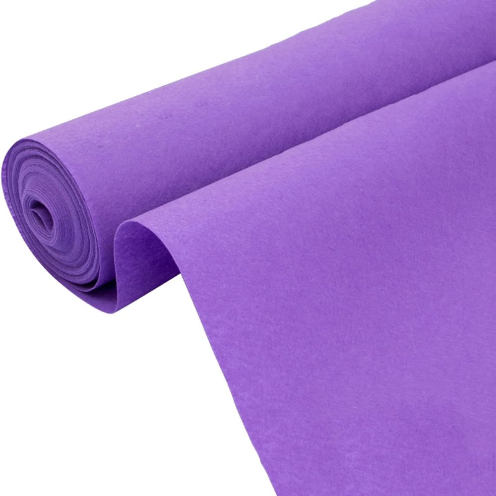 MDybf Wedding Aisle Slide, Indoor Party Non-Woven Exhibition Carpet, Celebration Cat Walk Carpet, Opening Carpet (Color : Purple, Size : 1x10m)