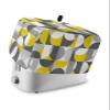 4 Slice Toaster Cover Dustproof Kitchen Small Appliance Cover Abstract Colorful Medieval Nordic Style Circular Pattern Dust Cover Bread Machine Cover Protector with Loop for Standard 4 Slice Toasters view 1