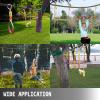 Popular Sports Ninja Line 36ft Monkey Bar Kit with 7 Hanging Obstacles Slackers Safety Clips Durable Material for Park Anyplace (Color : 56ft) (56ft) view 2