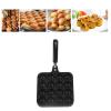 flexman Takoyaki Maker Baking Pan, 16 Holes Octopus Meatballs Pan, Durable Aluminum Alloy Takoyaki Baking Mould Tray for Home Kitchen Baking Cooking view 4