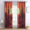 Arizona Desert Blackout Curtains for Bedroom Living Room, Cactus Curtains & Home Decor, Sunset Landscape Window Curtains, Thermal Room Darkening Grommet Drapes, 45 Inch Curtains 2 Panel Set view 2